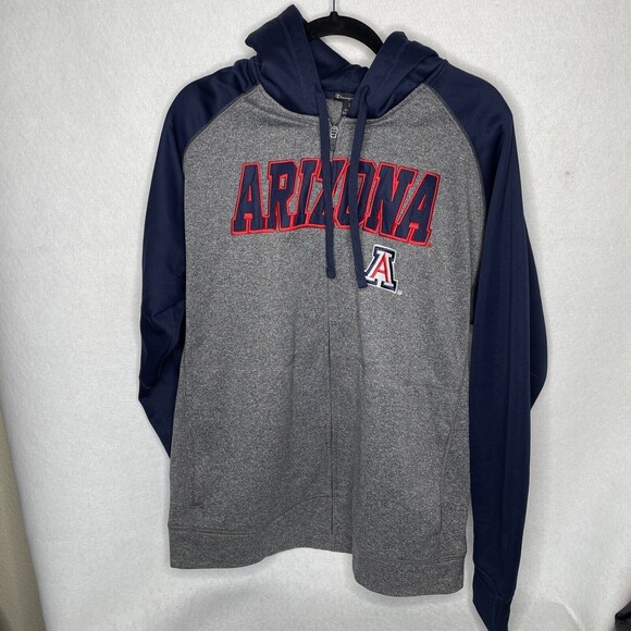 Champion Zip Hoodie University Of Arizona Embroidered  Size Large Wildcats - Picture 1 of 14